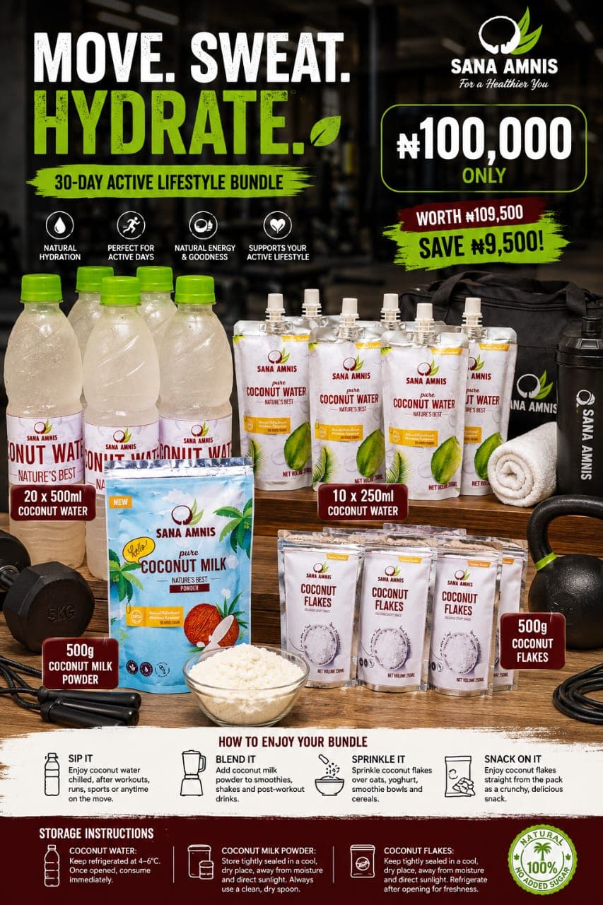 Move. Sweat. Hydrate. — 30-Day Active Lifestyle Bundle